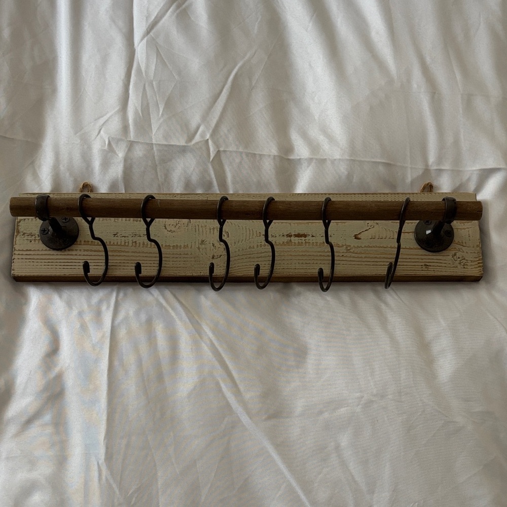 Rustic Wooden Wall Hooks